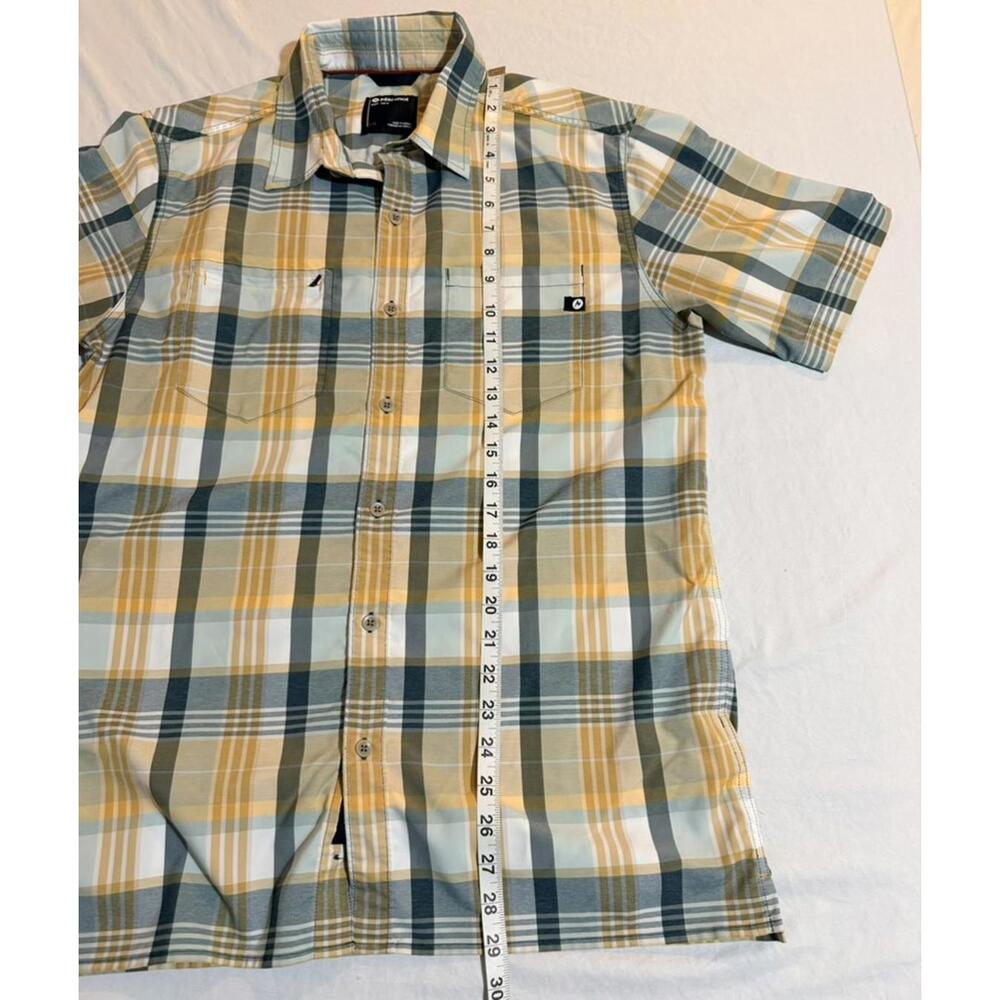 Marmot Mens‎ Short Sleeve Button Down Plaid Shirt Size Large - Picture 8 of 9